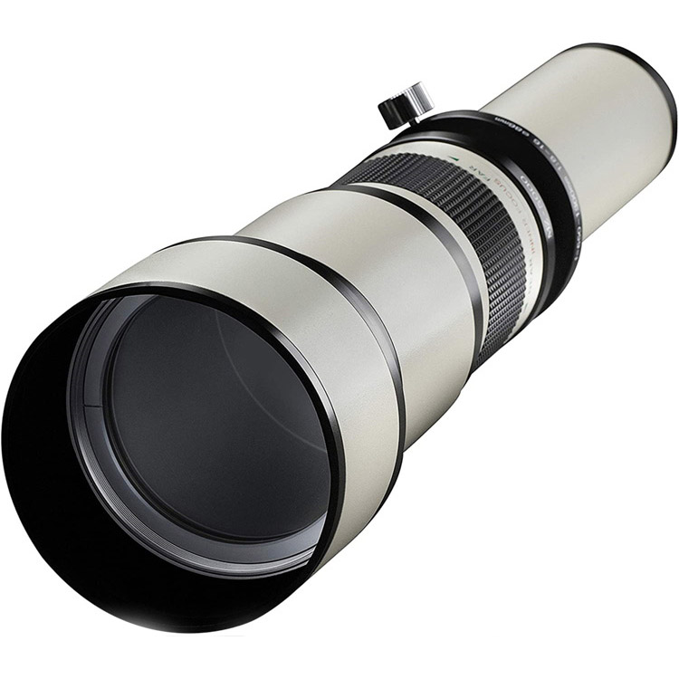 Objektiv fotoaparátu se zoomem 650-1300 mm