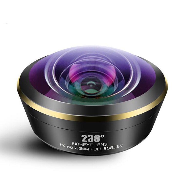 Objektiv fotoaparátu typu rybí oko